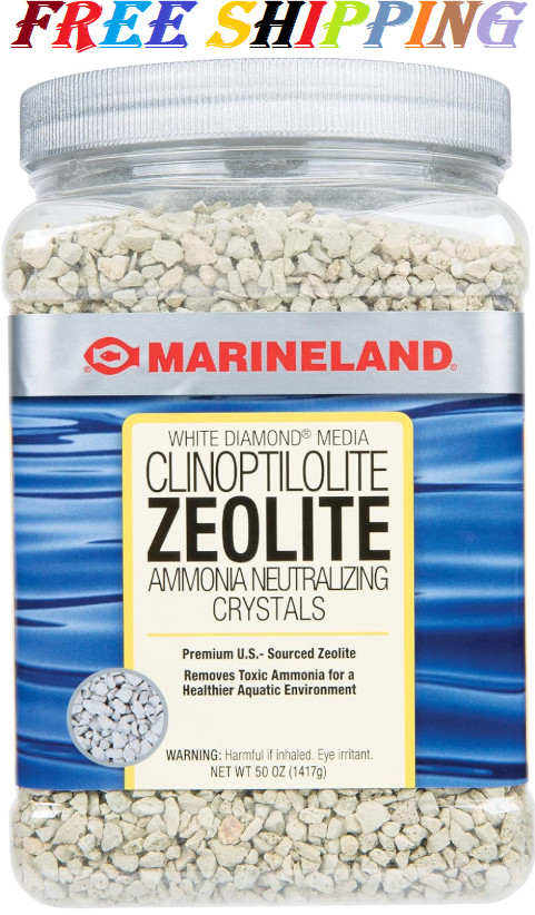 White Diamond 50 Ounces, Removes Toxic Ammonia, Aquarium Filter Media