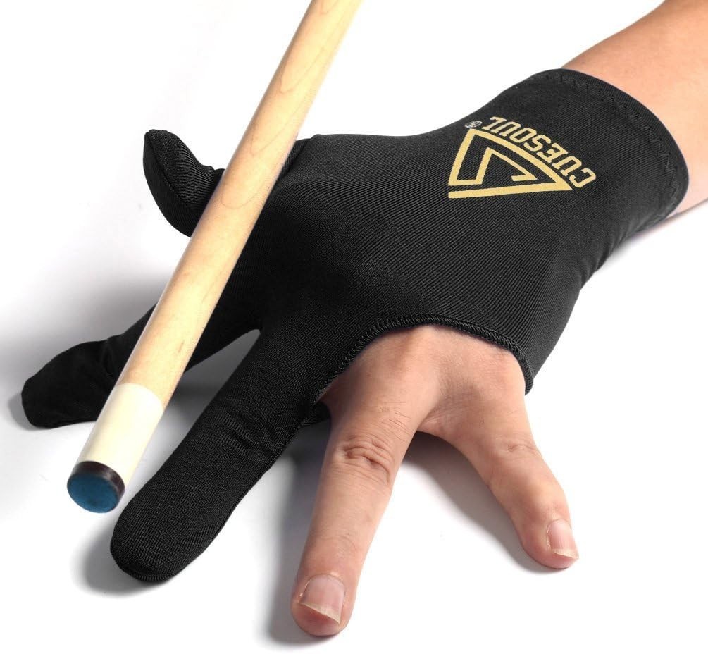Versatile Billiards Gloves Set - 10pcs 3 Finger, Breathable, Flexible Design