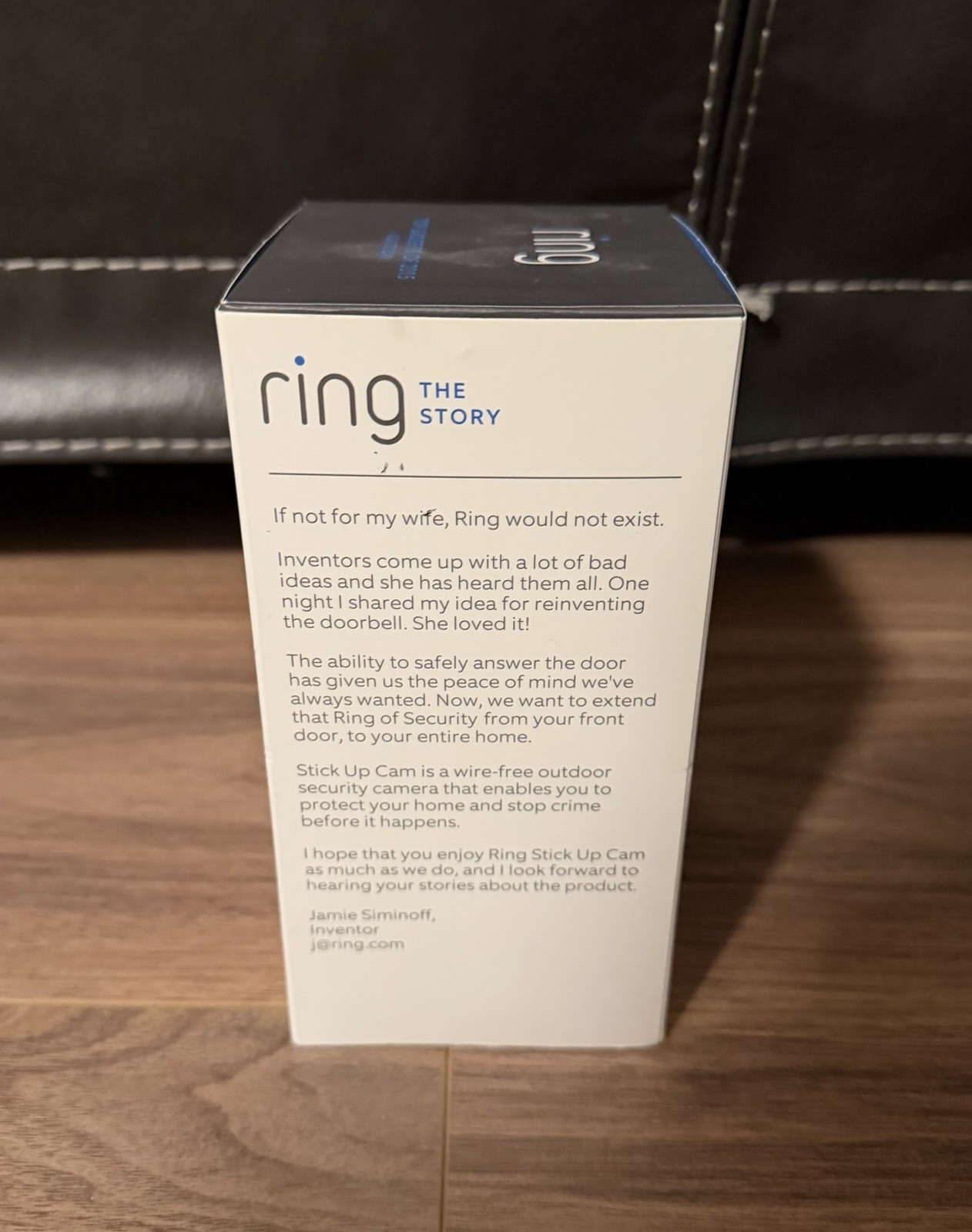 Ring Stick Up Cam Wireless Wire-Free Outdoor Security Camera • NOB