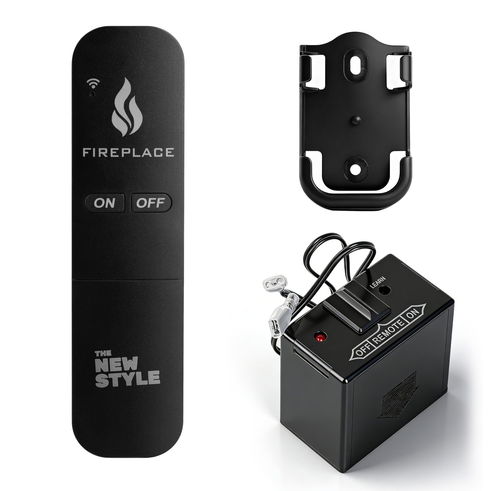 Gas Fireplace Remote Control Kit, On/Off Remote Control,for Millivolt Valve S...