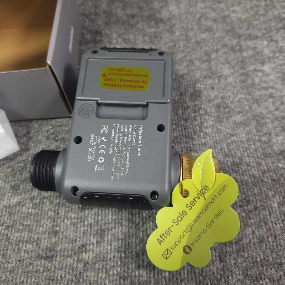 Insoma Water Timer SGW05 Open Box 116 Max psi