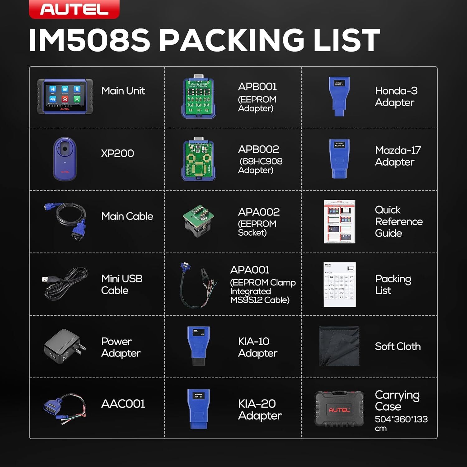 2025 Newest Autel MaxiIM IM508S IMMO Key Programming Diagnostic Scan Full System