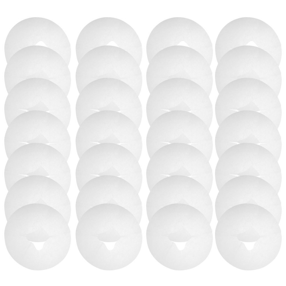 100Pcs Face Pillow Cover Massage Table Headrest Pads Face Cover Cushion Cover