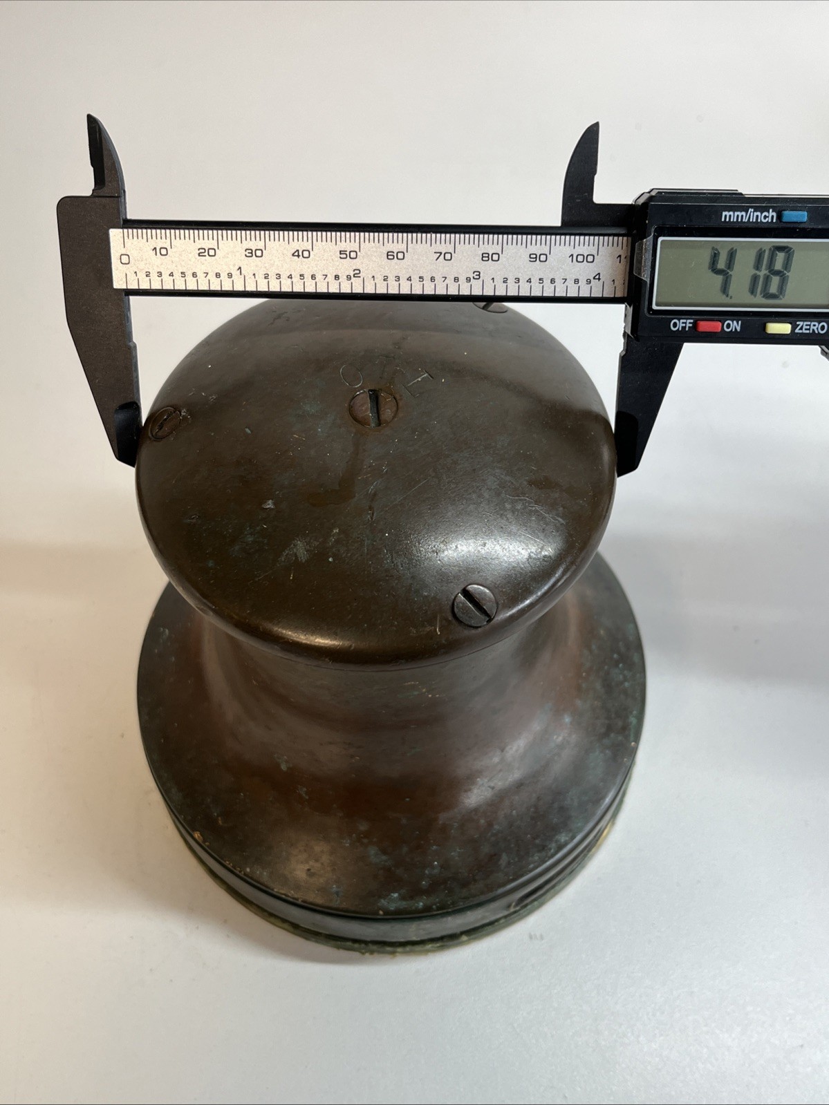 PAIR-Bronze Single Speed Winch 1920's Vintage