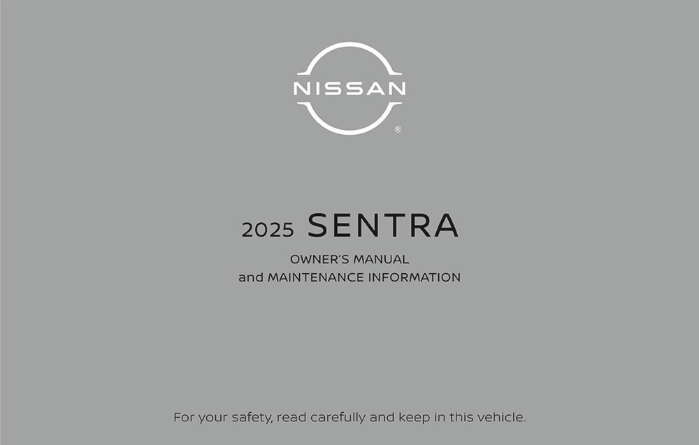 2025 Nissan Sentra Owner's Manual