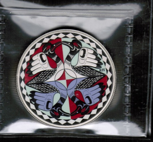 2012 Canada Fine Silver Proof  $1 Artistic Two Loons  - Certified ICCS PF-66