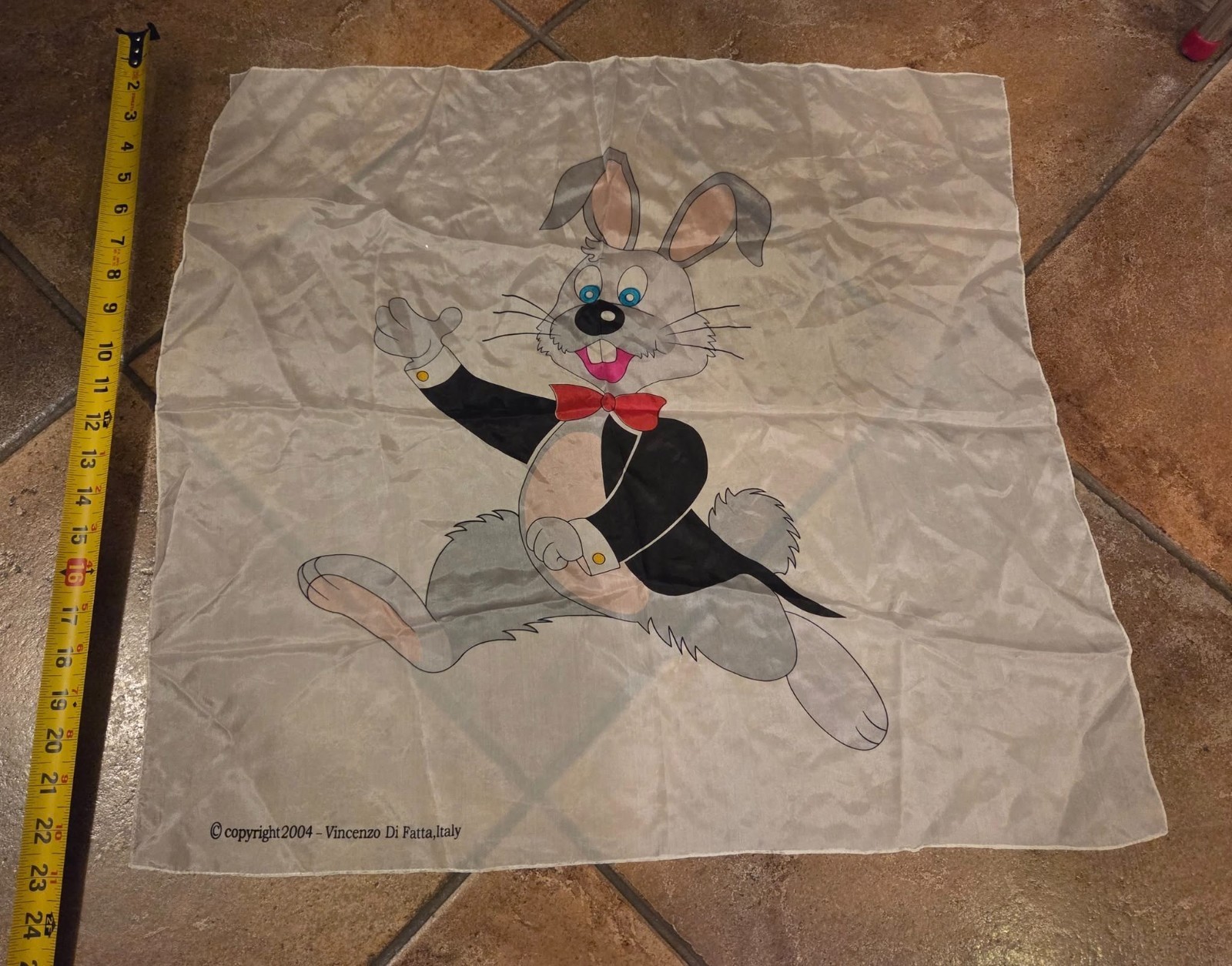 Rabbit White Silk Magic Mentalism Tricks