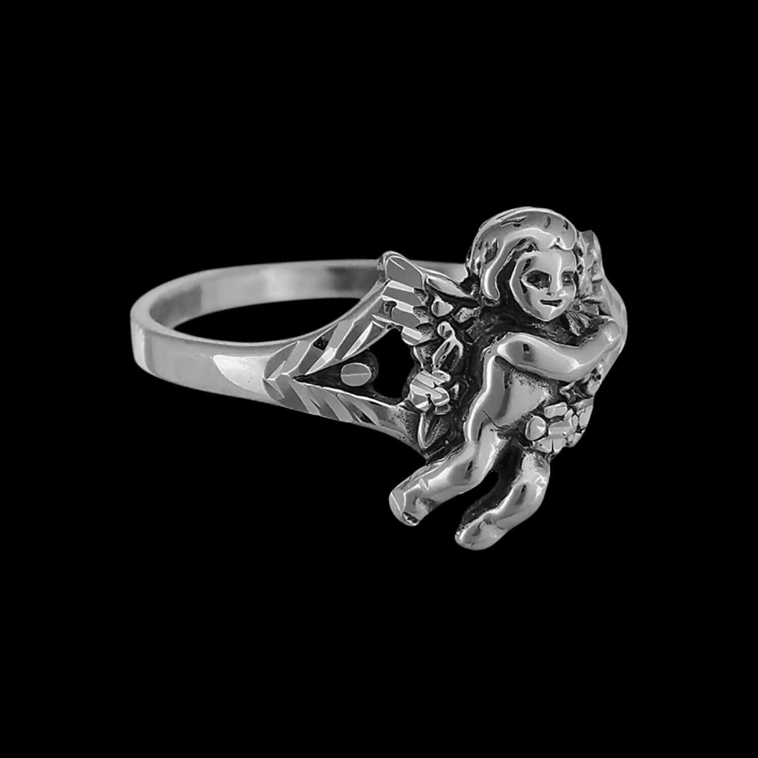 Diamond Cut Little Angel Ring size 5