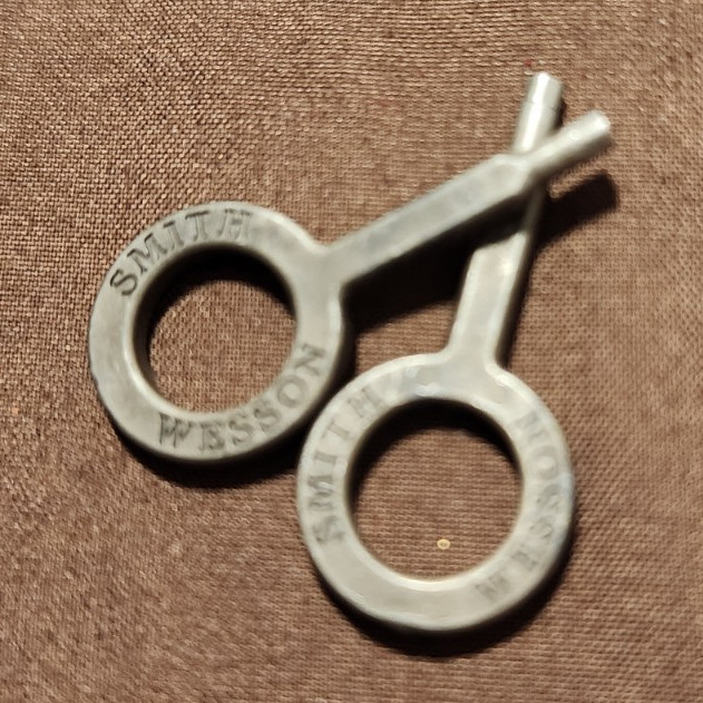Smith & Wesson Revolver Replacement Lock Keys, (2 Keys) and Master Lock Gun Lock