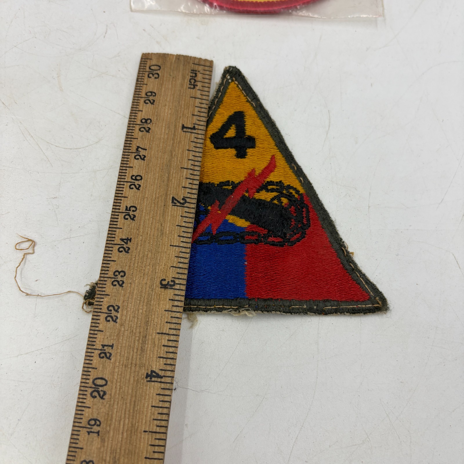 VINTAGE WWII US Army 4th Armored Division Patch