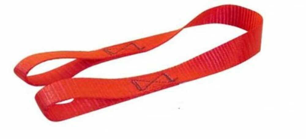 Erickson 06304 Red 1" x 18" Motorcycle/ATV Tie-Down Assist Strap, (Pack of 2)
