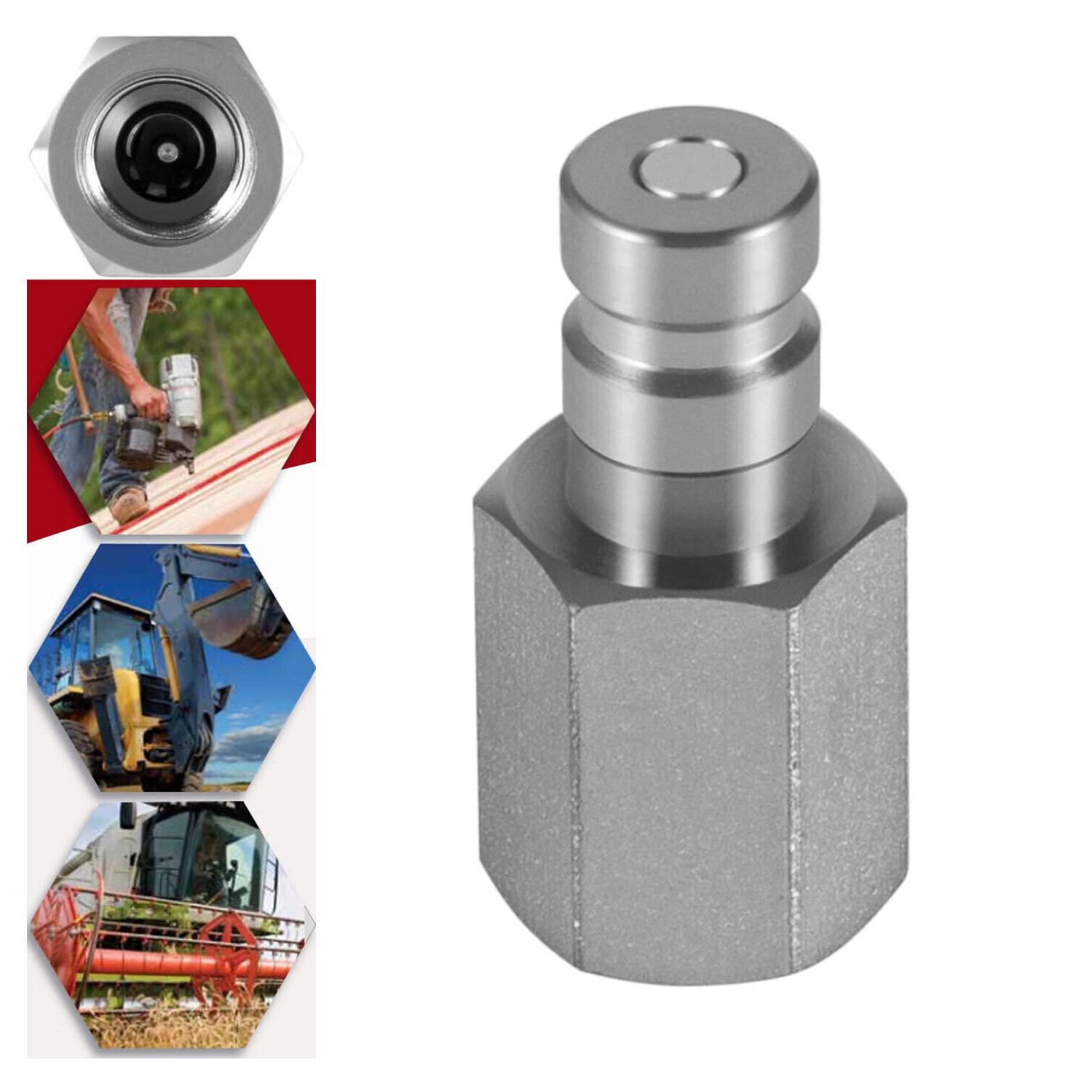 PD342 Test Port & Diagnostic Equipment Quick Nipple w/ Female Pipe Thread