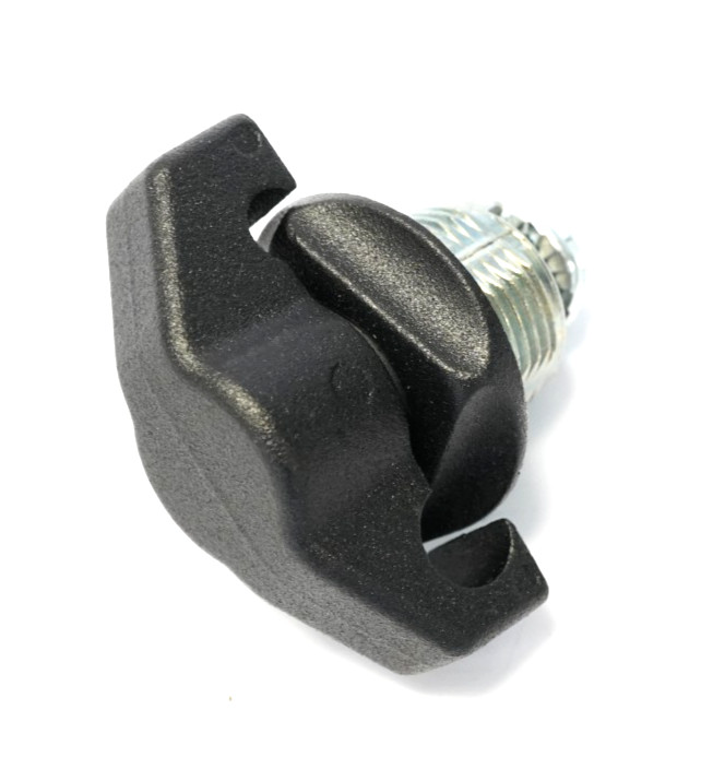ALLEGIS 241685 BLACK PADLOCKABLE ENCLOSURE WING KNOB QUARTER TURN LATCH
