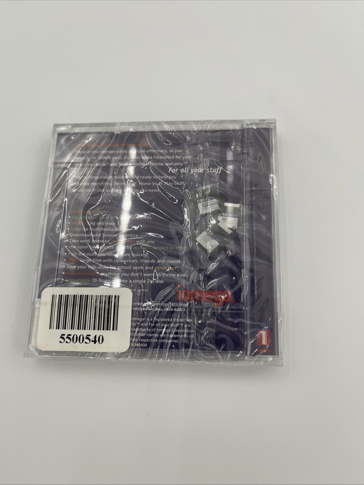 Iomega 100MB Zip Diskette Floppy IBM Compatible