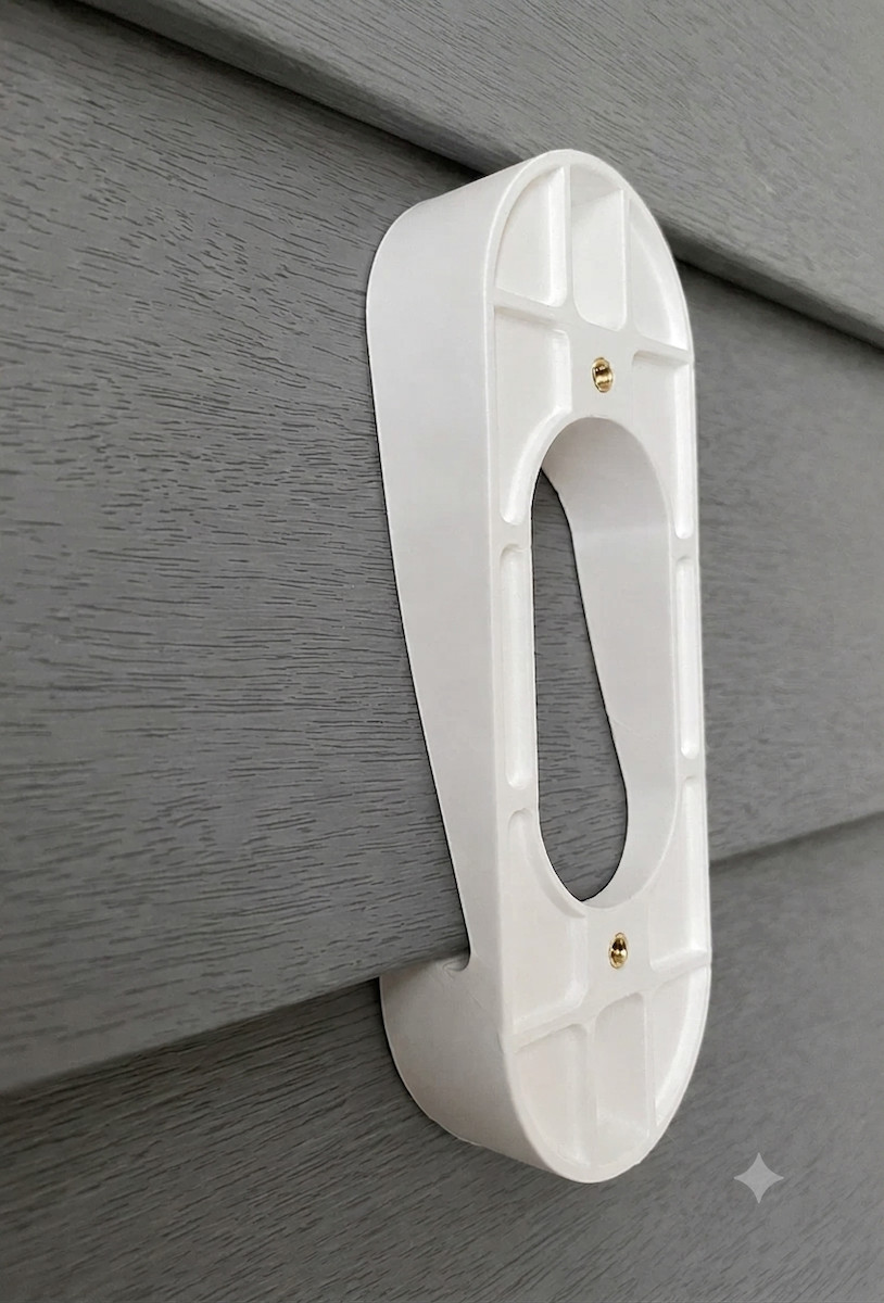 Reolink Doorbell 4" - 5" Vinyl Siding Mounts (0º to 60º)