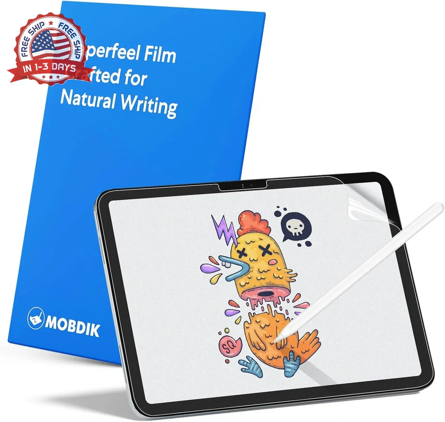2 Pack Paperfeel Screen Protector Compatible with iPad A16 11th/10th Gene
