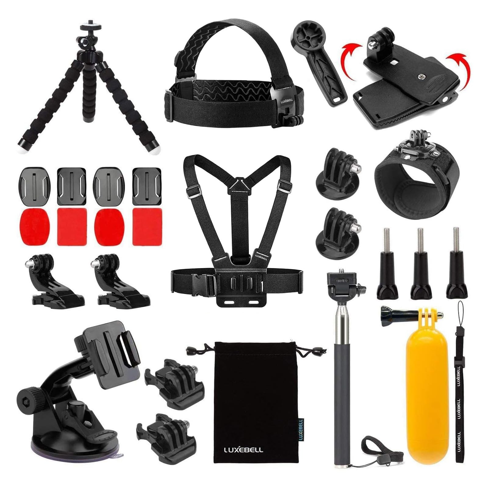 Kit De Accesorios Para Cámara De Acción Para Manillar De Cámara De Acción US NEW
