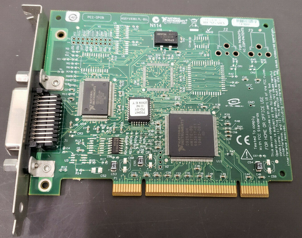 National Instruments PCI-GPIB IEEE-488.2 ASSY18361736H-01 Interface Card