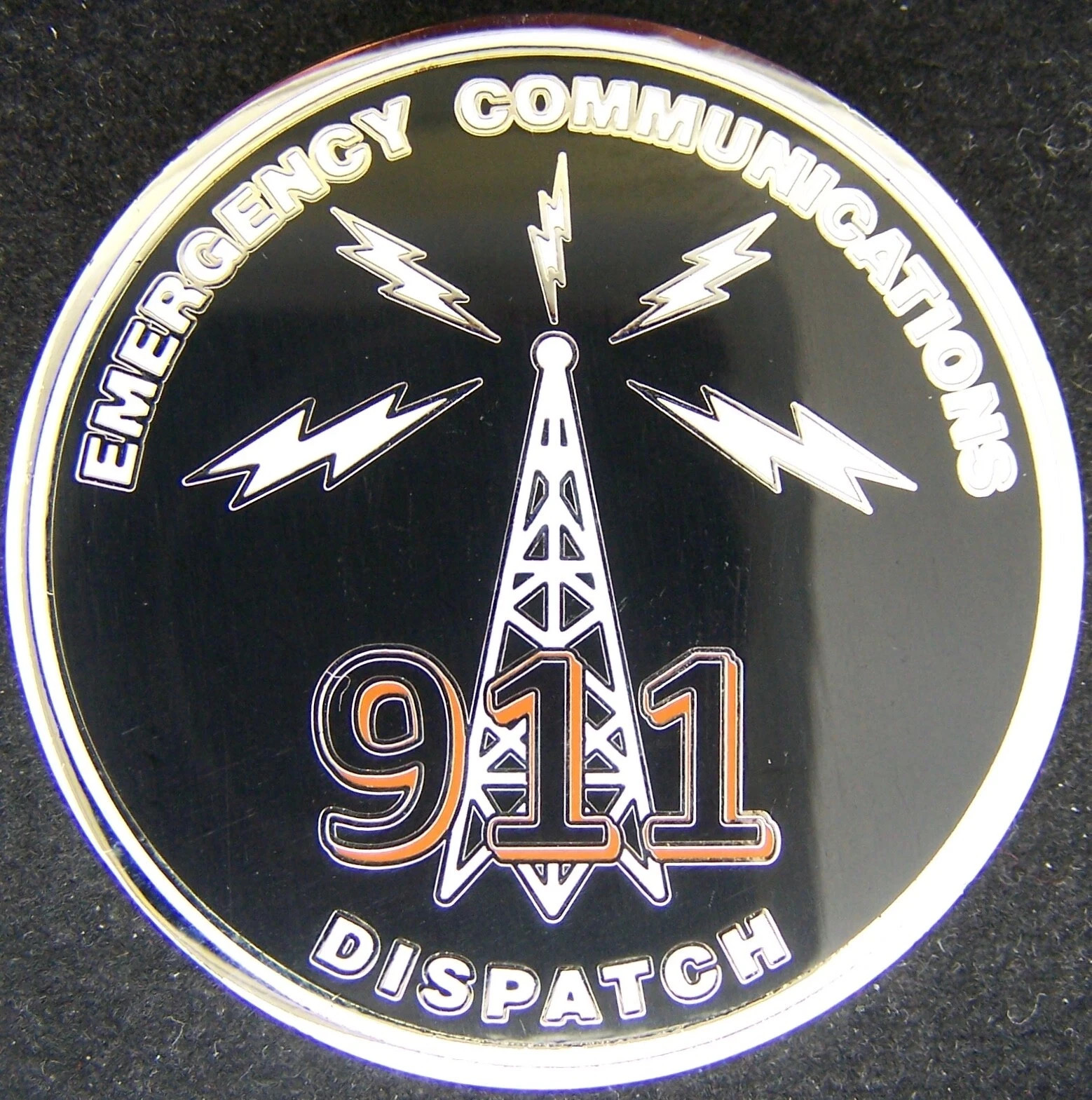 911 Dispatch Emergency Communications Challenge Coin
