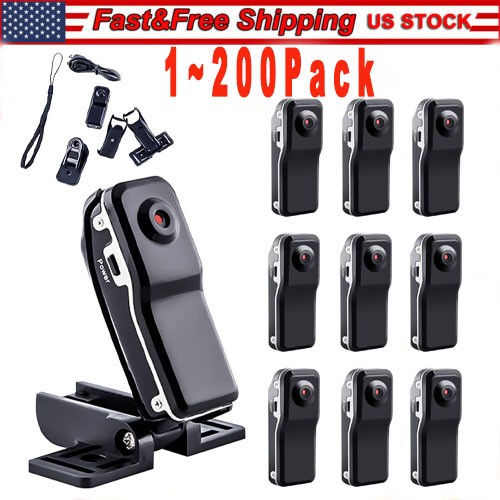 Mini Police Body Camera HD 1080P Video DVR Clip IR Night Cam Camcorder US Lot