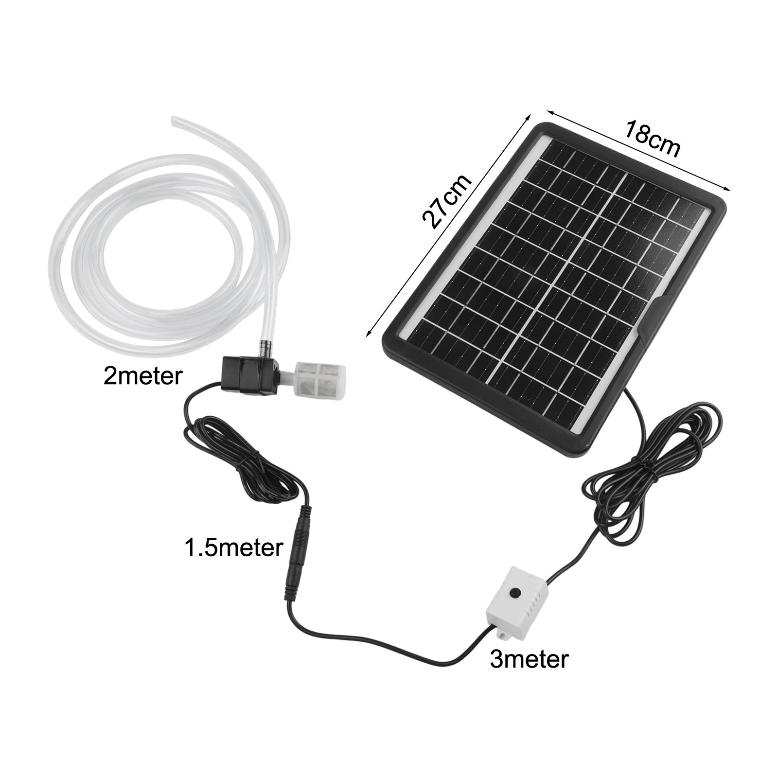Energy Efficient Solar Panel Powered Submersible Pump for Aquatic Environments