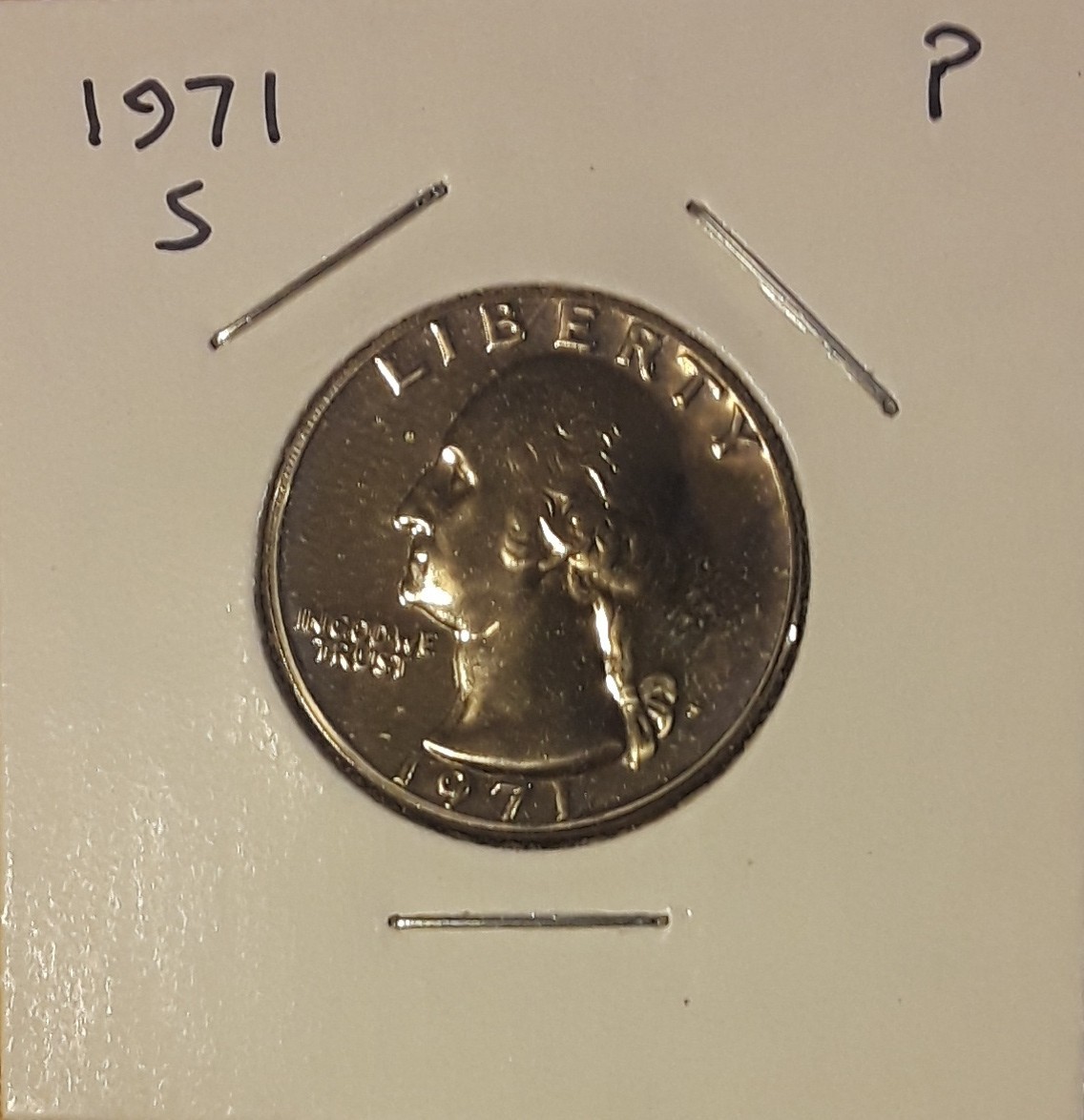 1971S Washington Quarter