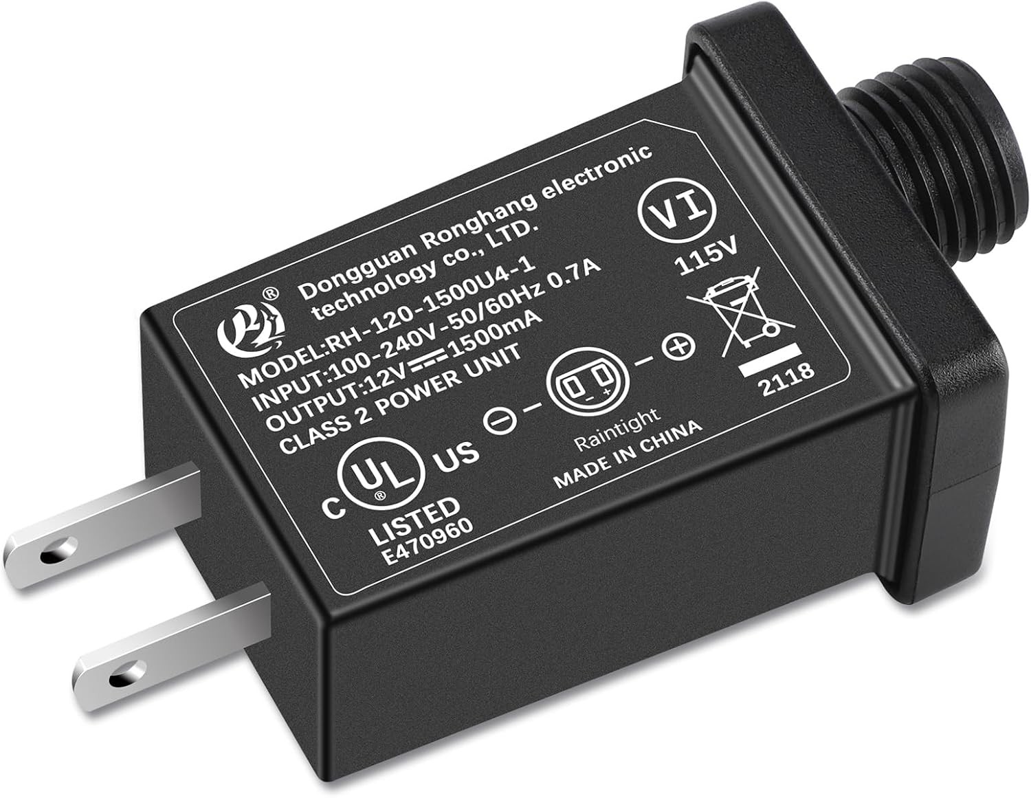 Replacement Inflatable Adapter 1.5A Power Supply US Plug