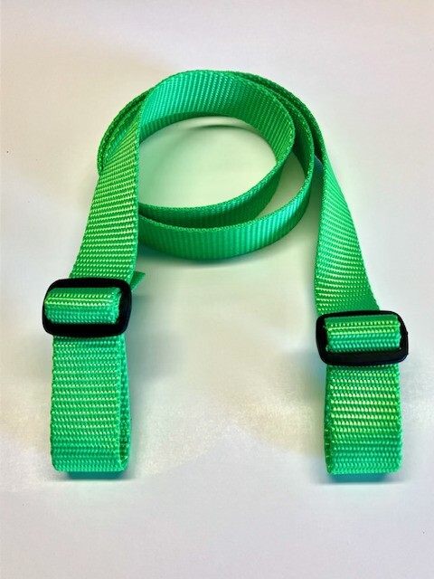Rifle Sling - 1" Hot Green - Easy to Adjust (E181)