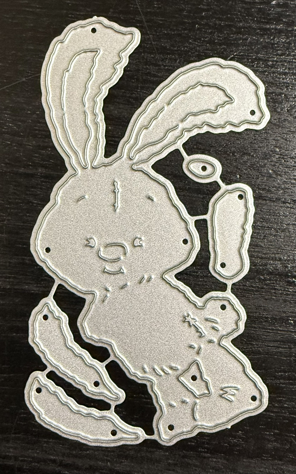 Rabbit Bunny Easter Metal Cutting Die Card Scrapbook Journal #5262 Tonya