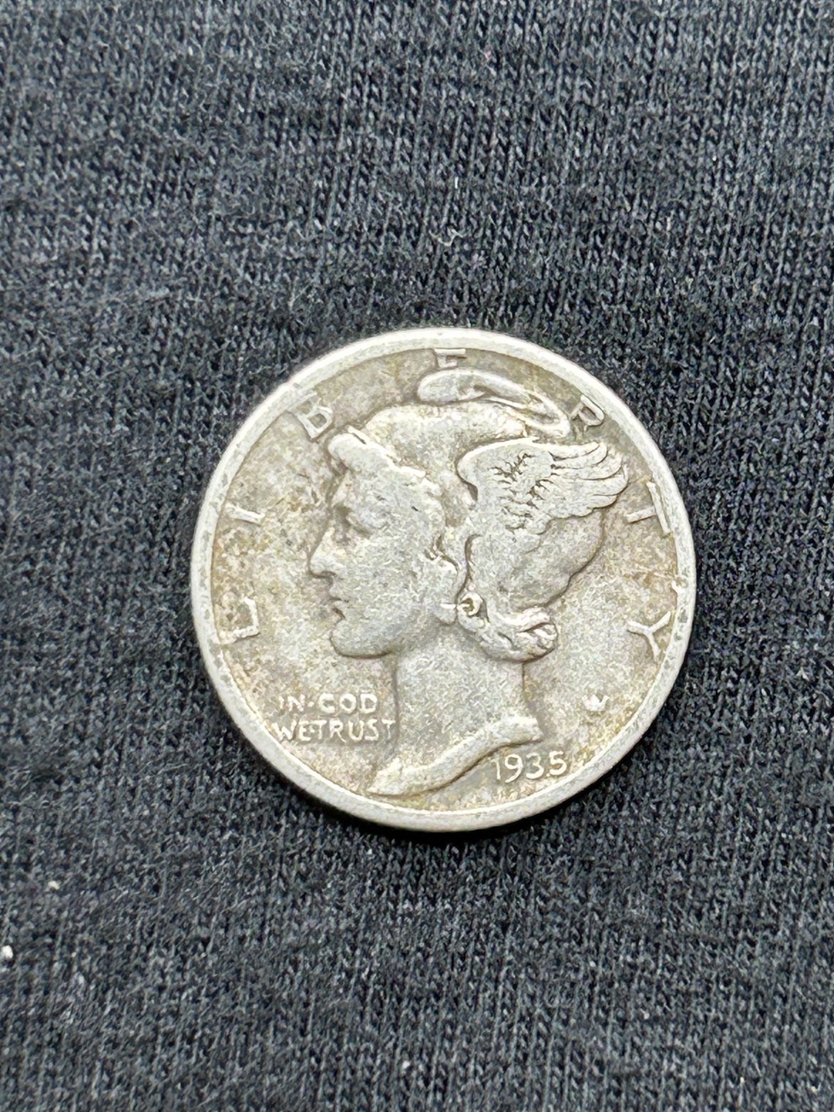 1935 P MERCURY DIME