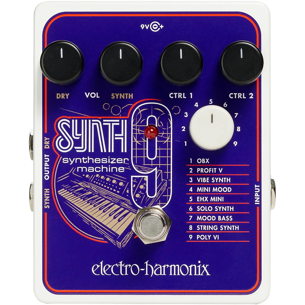 ElectroHarmonix SYNTH9 Synthesizer Machine Pedal
