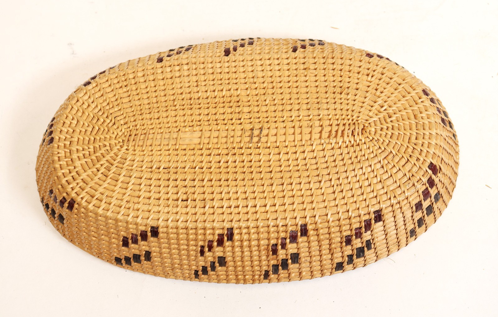1930's Oval Basketry Tray