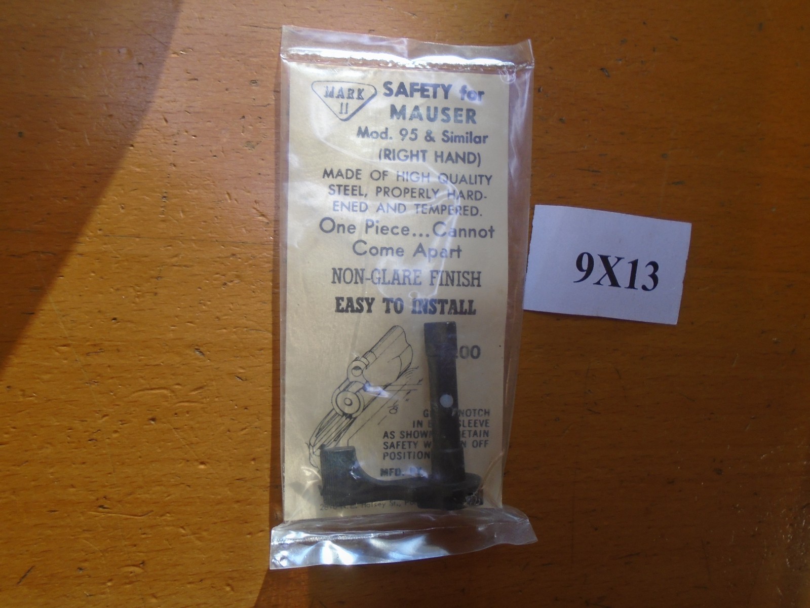 Dayton Traister Mark II Safety for Mauser Mod 95 FN & Similar (Right Hand) (NOS)