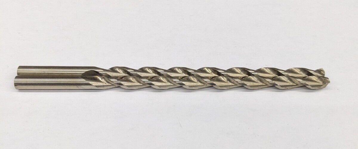 2 Ace Letter K Parabolic Flute Taper Length Drill Bits 135° Split Point HSS USA