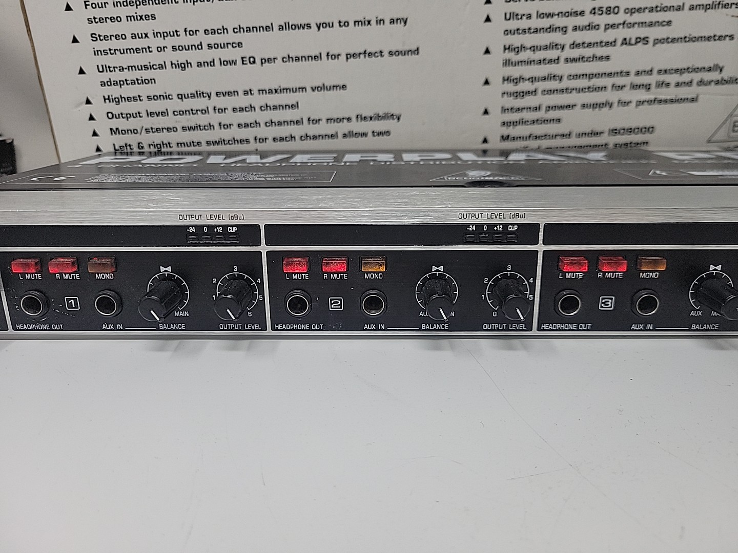 Behringer Multicom Pro Ha4400 4-Channel Audio Interactive Dynamics Processor