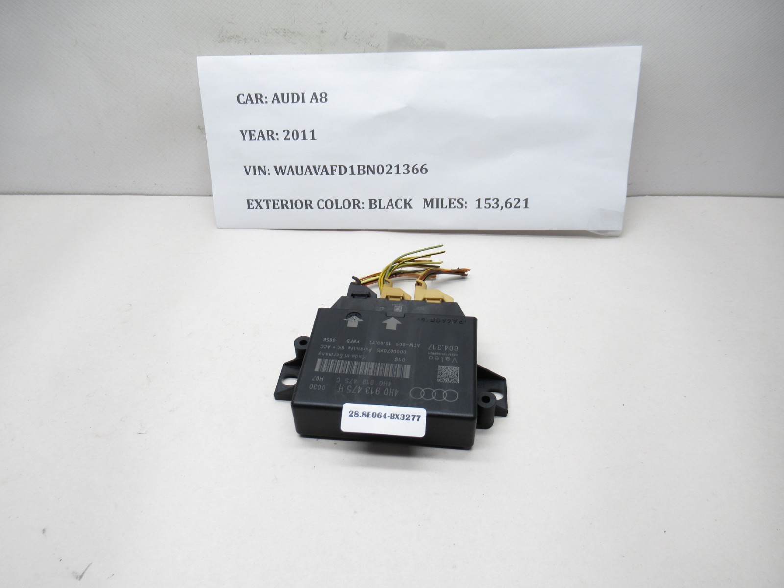 2011-2014 AUDI A8 D4 Parking Assist Control Module 4H0919475H OEM