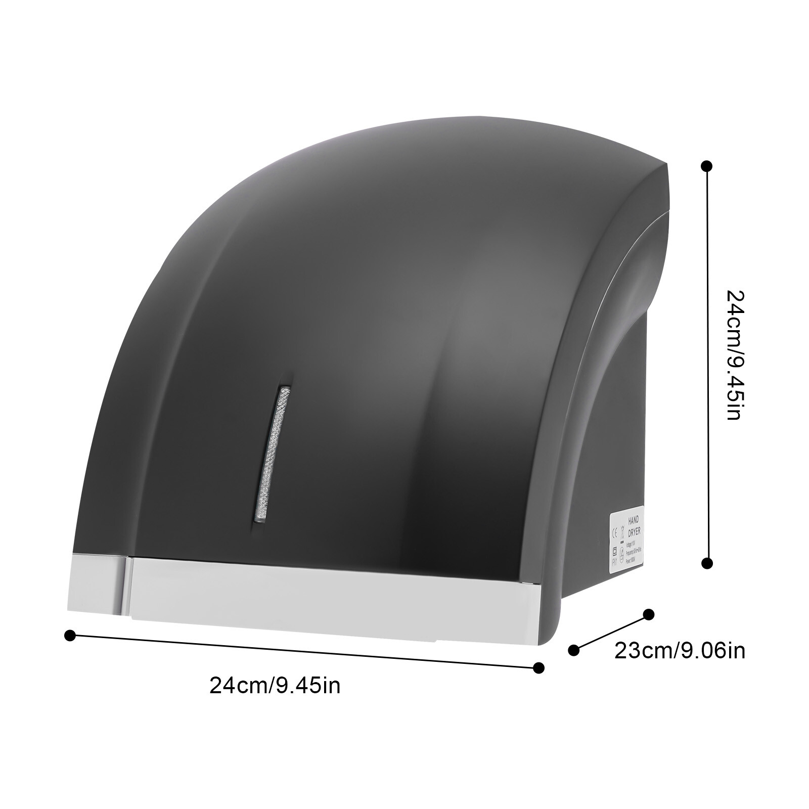 1800W Wall-mounted Hand Dryer Commercial Household Automatic High Speed ABS IPX1
