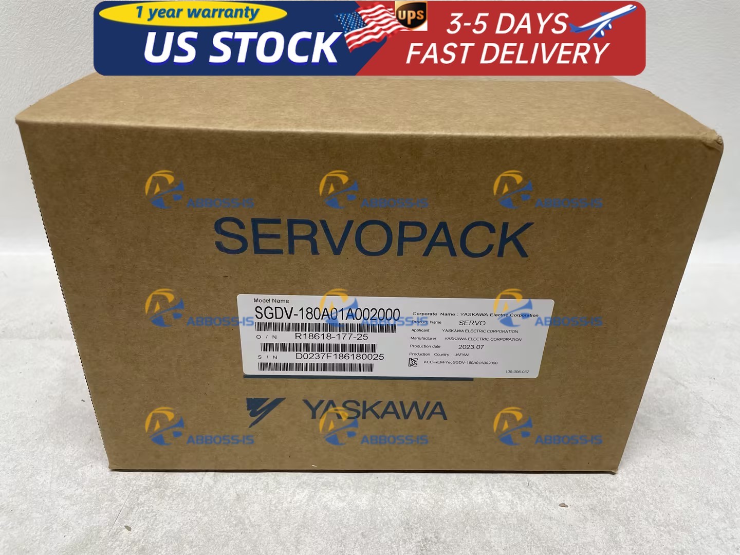 YASKAWA SGDV-180A01A002000 Servo Driver new 1pc