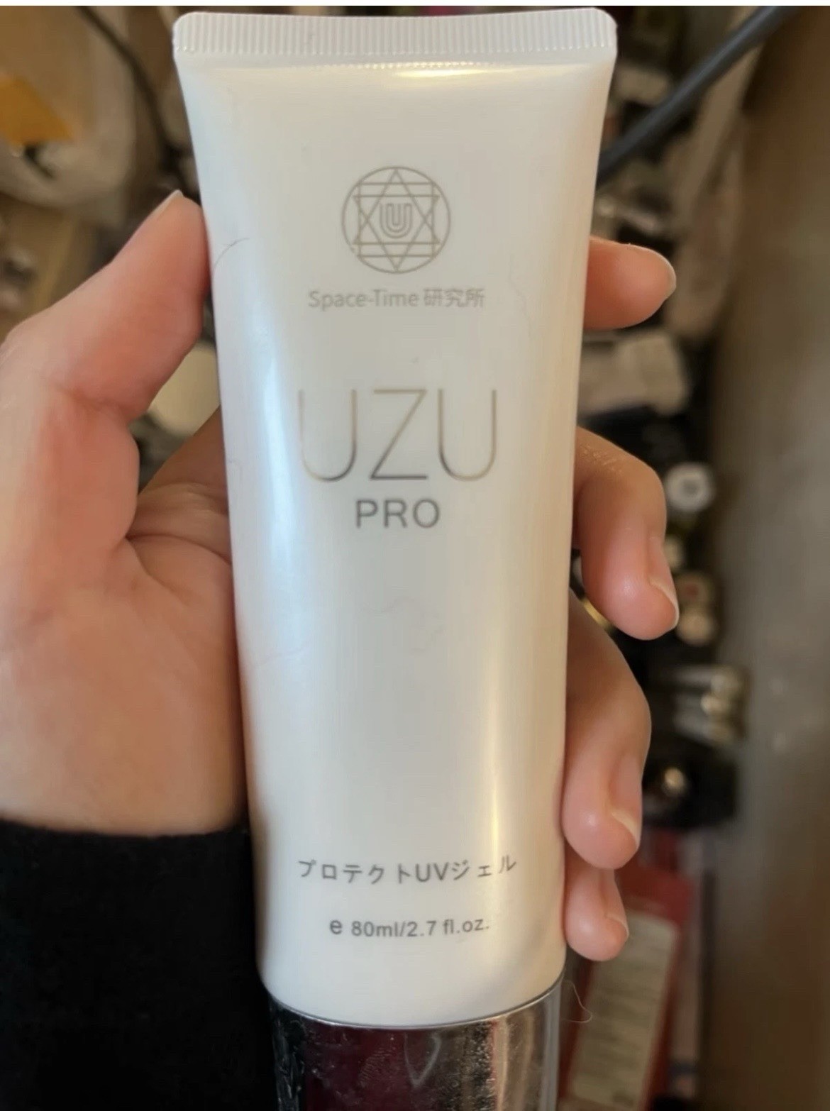 Space time UZU PRO UV Block Hydrating Sunscreen Cream 80ml SPF50 PA+++