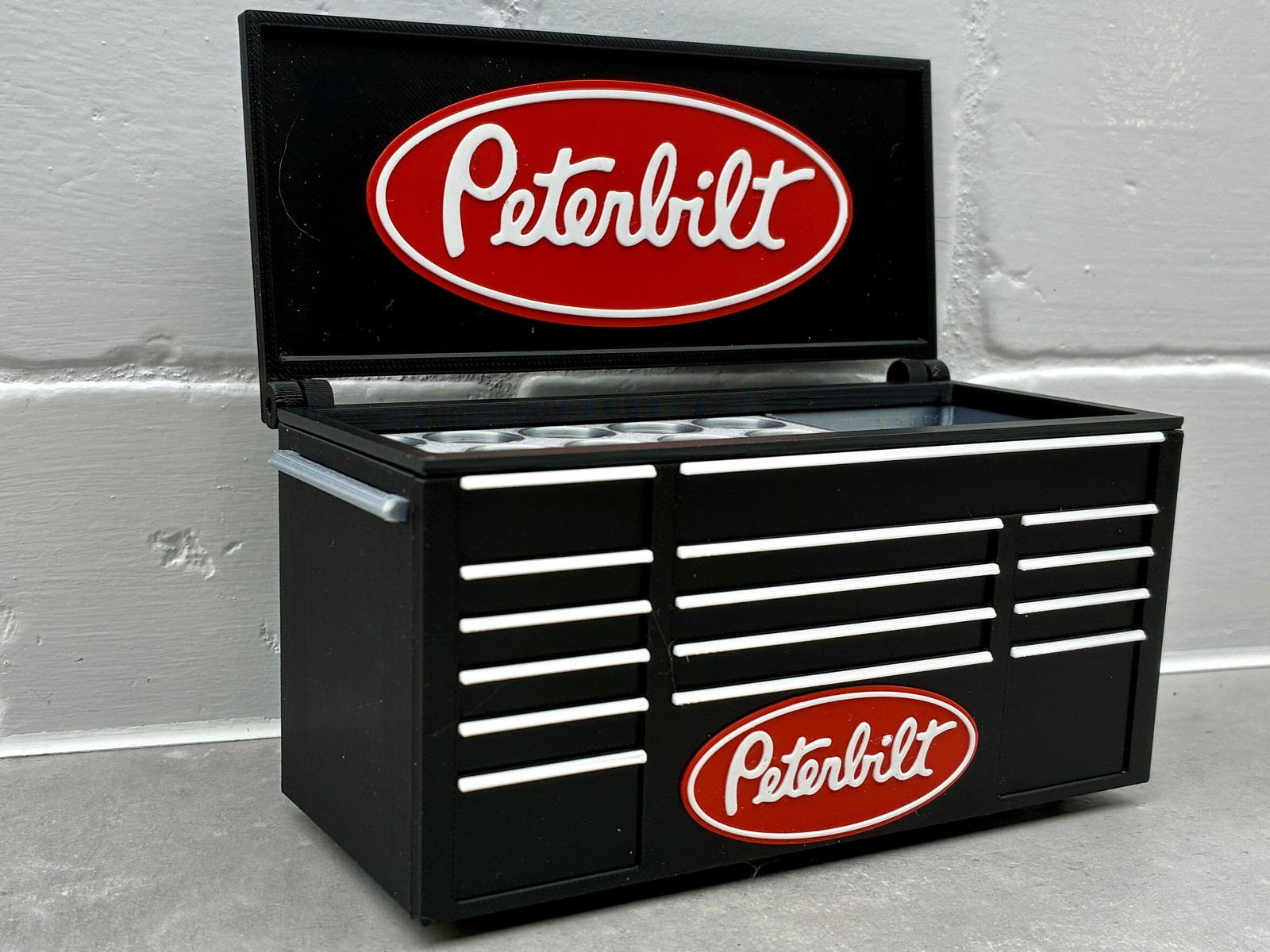 Peterbilt Desk Toolbox Pen Holder 3D Printed Pencil Cup Desk Organizer