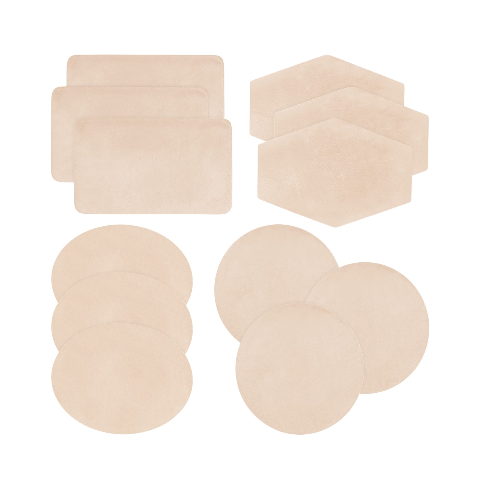 Realeather(R) Crafts Leather Patch Variety Pack 12/Pkg