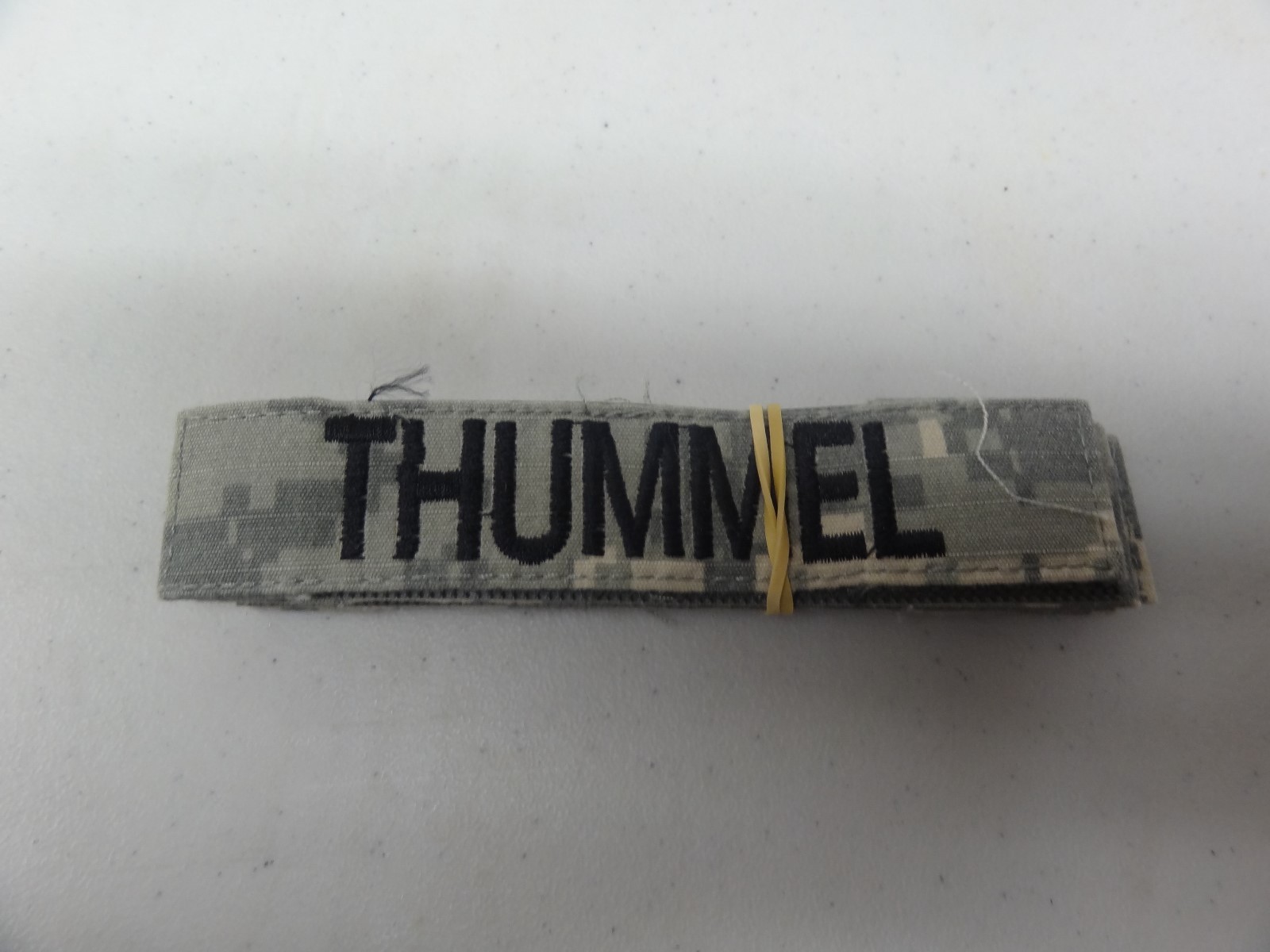 MILITARY US ARMY PATCH FOR ACUS DIGITAL HOOK BACK NAME TAPE WITH THUMMEL