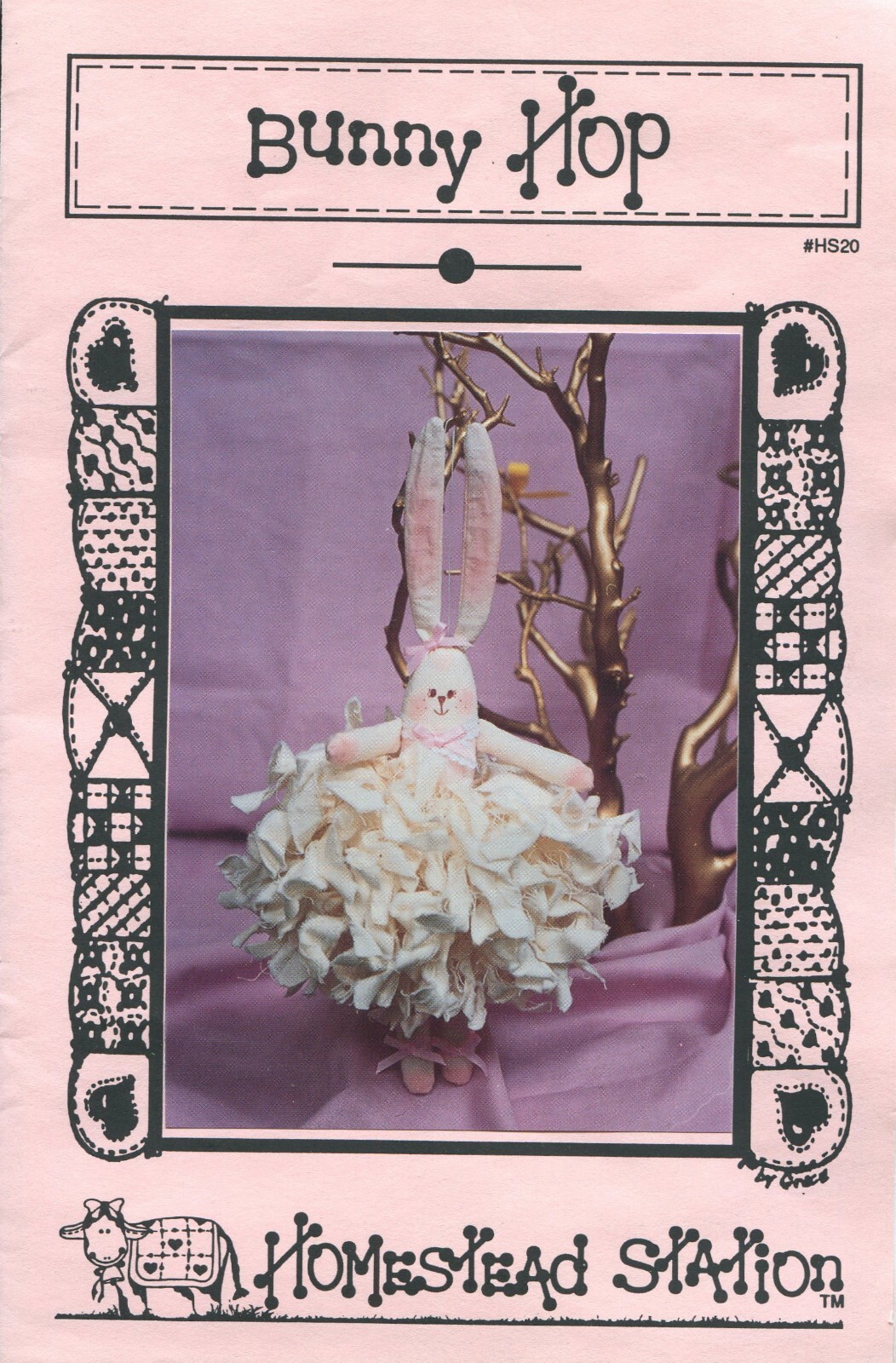 Bunny Hop Doll Craft Pattern by Homestead Station #20
