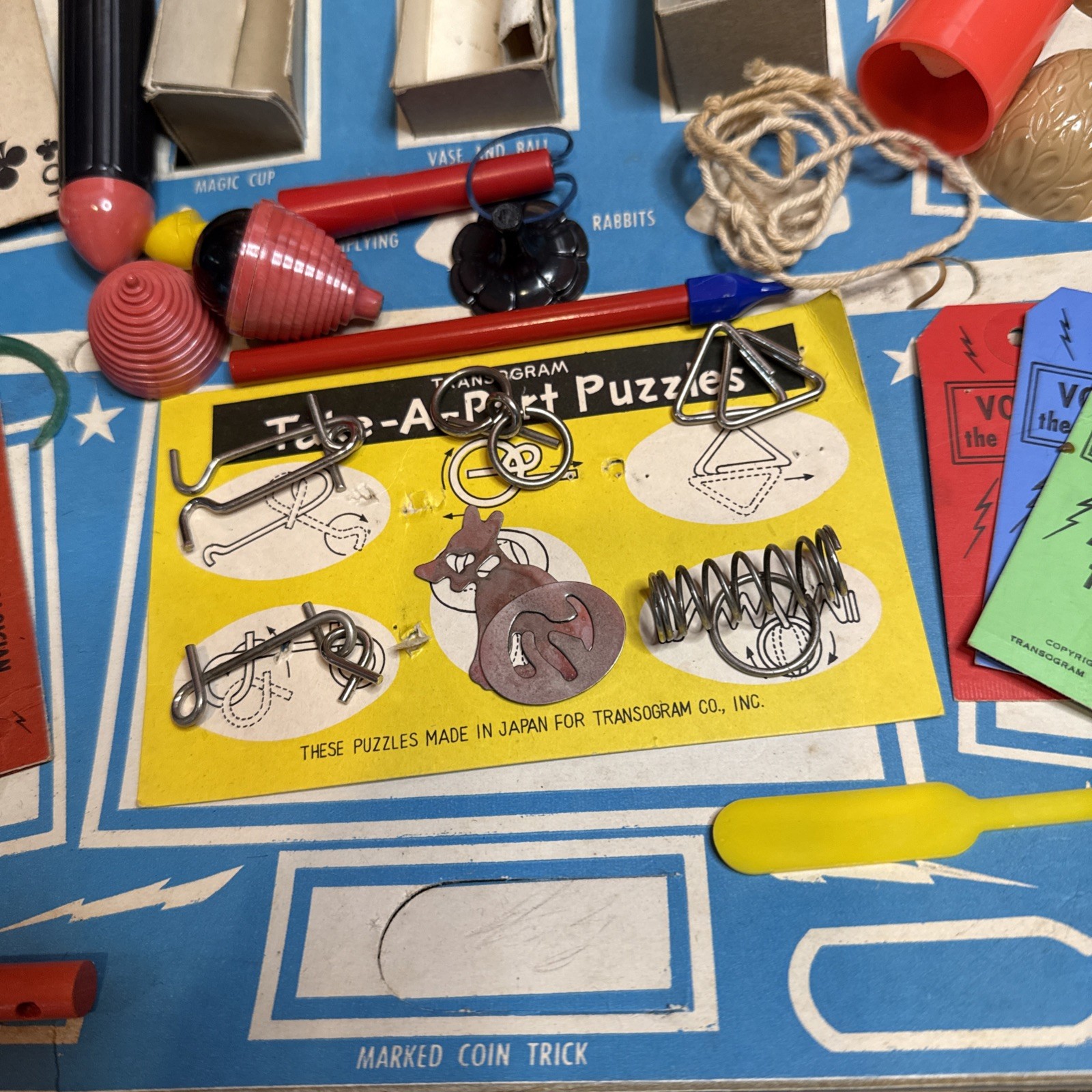 Rare Vintage 1958 Transogram Magic Kit Incomplete With Extras