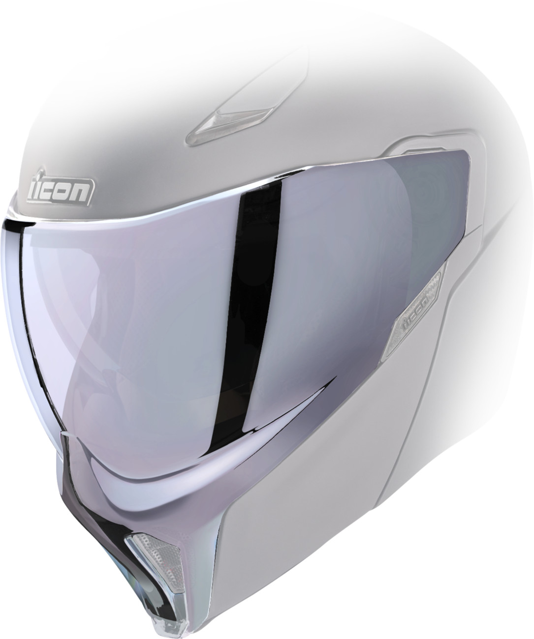 ICON Threshold Shield Warboy Chrome Replacement DOT Helmet Shield 0130-1464
