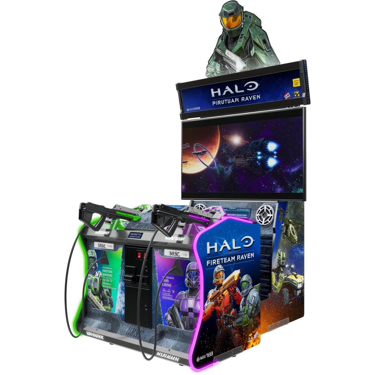 Halo: Fireteam Raven 2 Player Tethered Arcade Gun Game