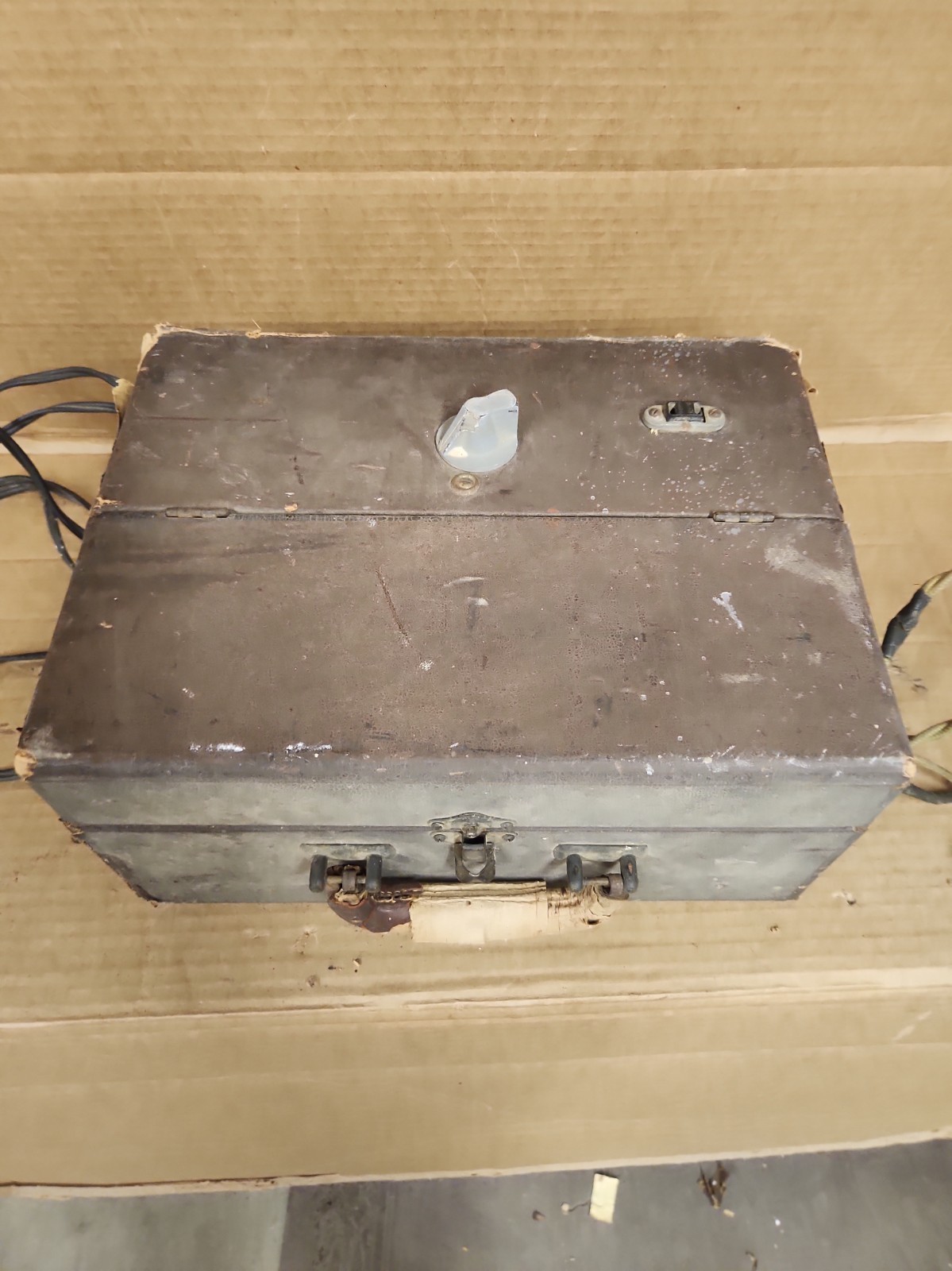 custom-built or modified Benchtop Variable DC Power Supply housed inside a...