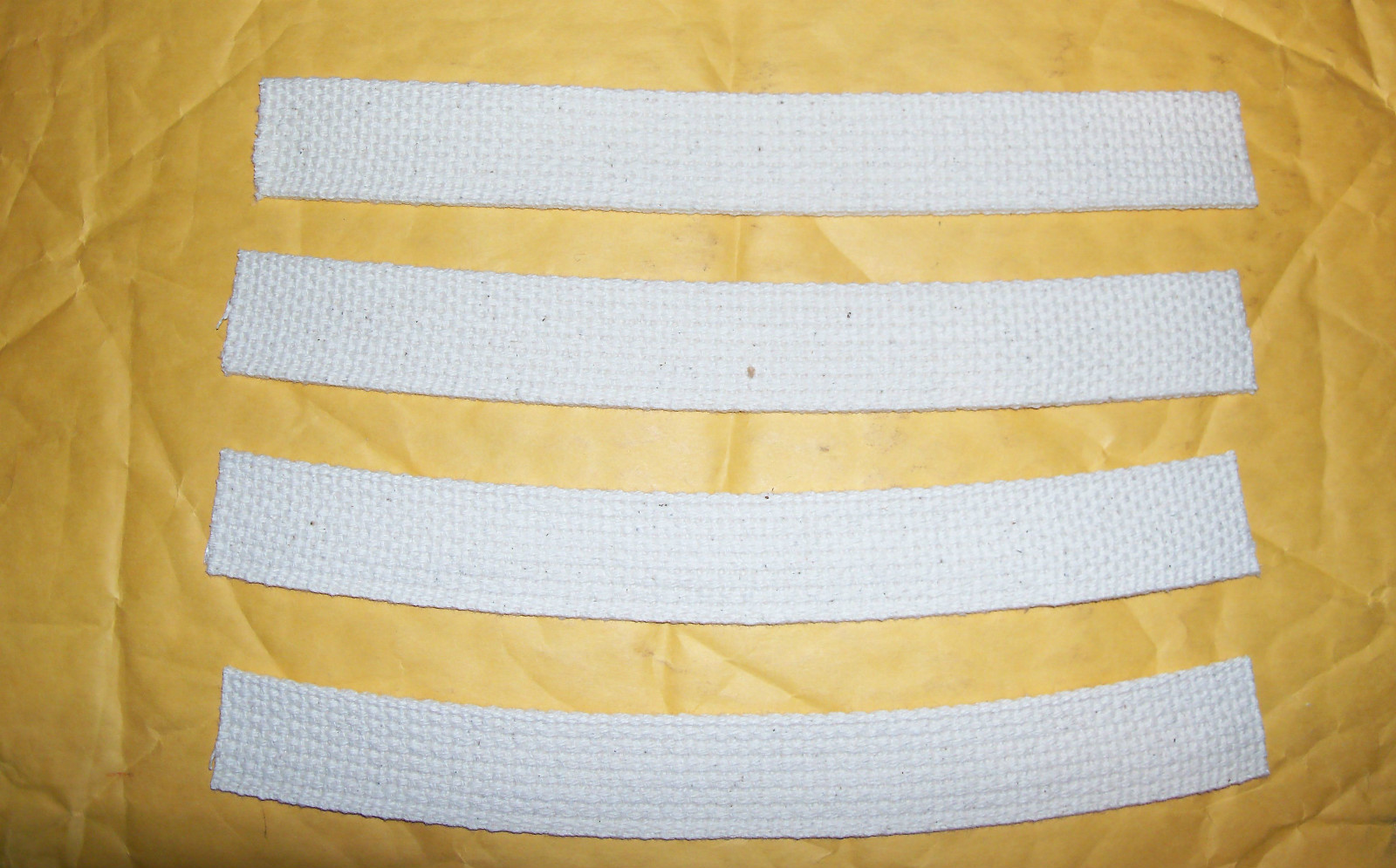 1 Inch Wide Wicks 8 Inches Long four pack for Oil or Kerosene Lamps USA     7845