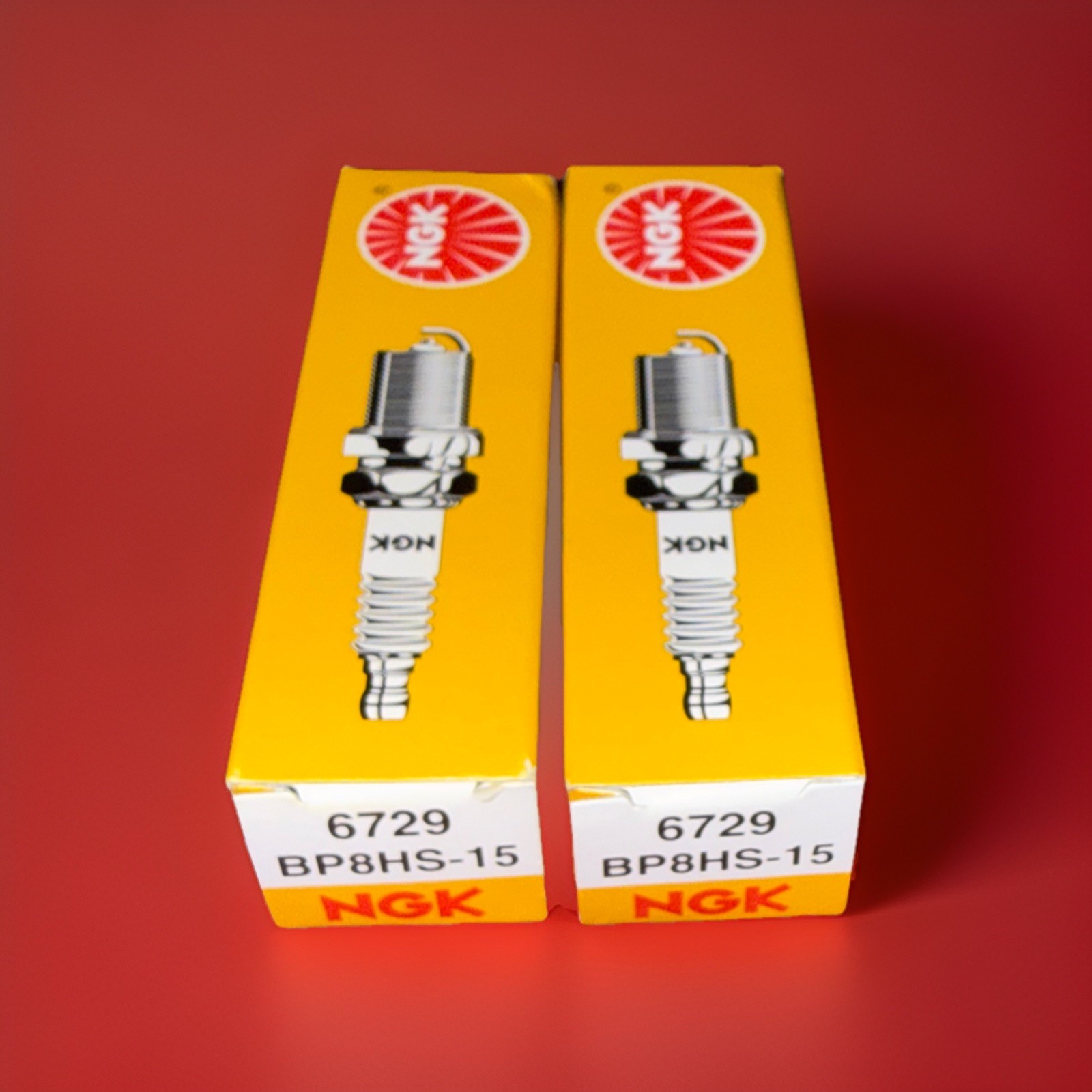 New NGK BP8HS-15 Standard Spark Plug #6729 14mm Thread  QTY 2 Fast free shipping