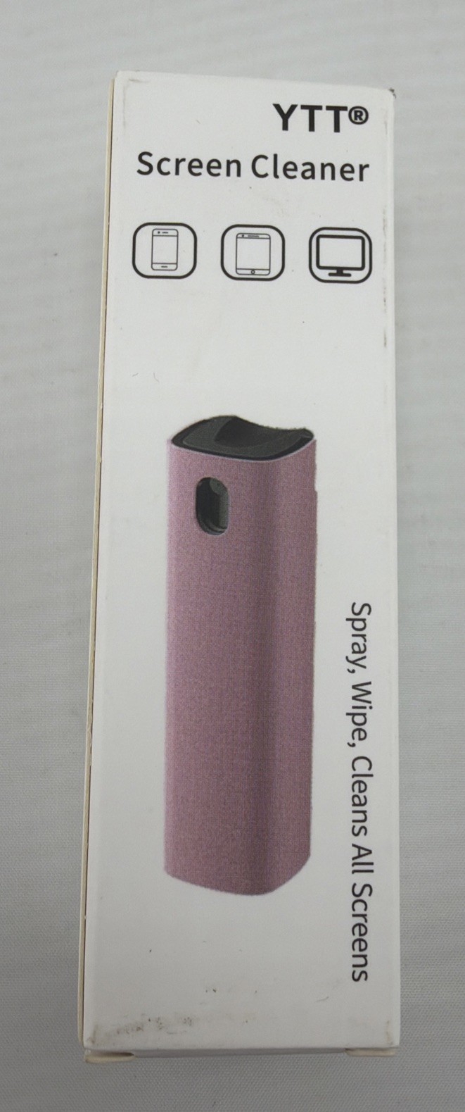 Pink Screen Cleaner Spray Microfiber Cleaner by YTT for Phones Tablets Laptops.